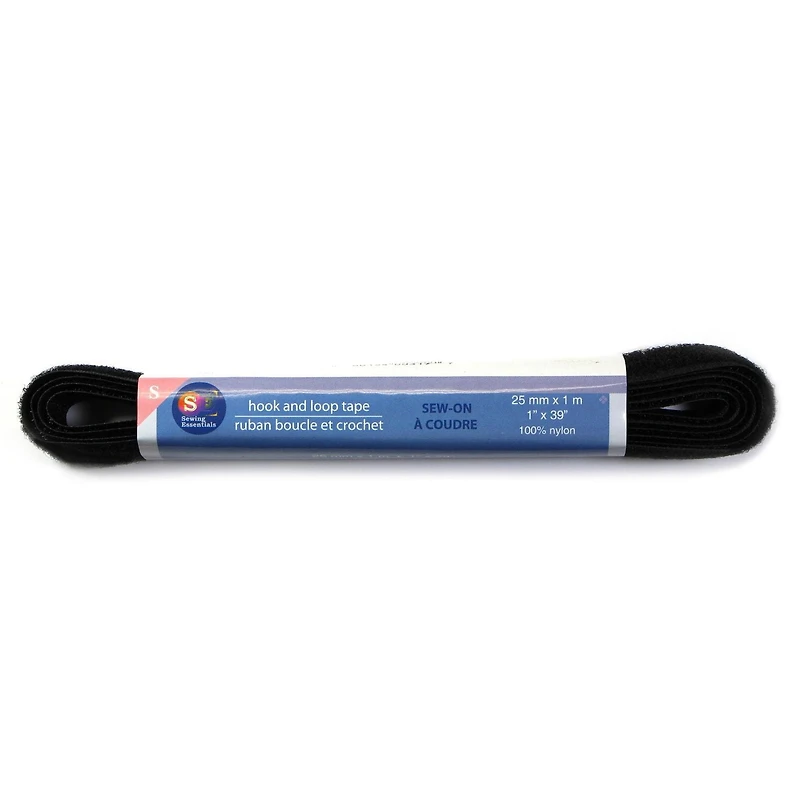 Ruban auto-agrippant ESPRIT à coudre – 25mm x 1m (1" x 39") – Noir Water Rowing Machine