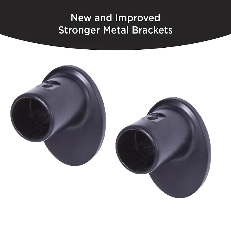 Eclipse 28"-48" Room Darkening Wrap Rod, 5/8 in. Diameter