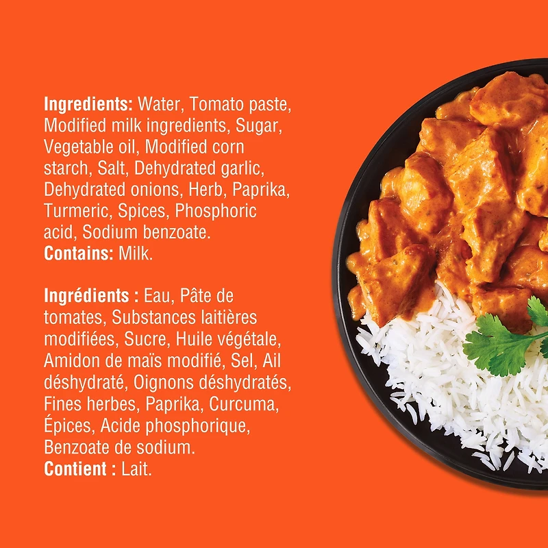 VH Sauce Poulet au Beurre Sans Gluten