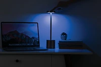 Merkury Innovations 10.5" Metal Muticolor LED Touch Lamp Gold, Metal LED Touch Lamp Gold