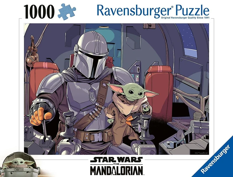 Ravensburger The Mandalorian Jigsaw Puzzle, 1000 piece collector's puzzle