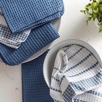Fouta Stripe Set of 6 Cotton Dish Cloth