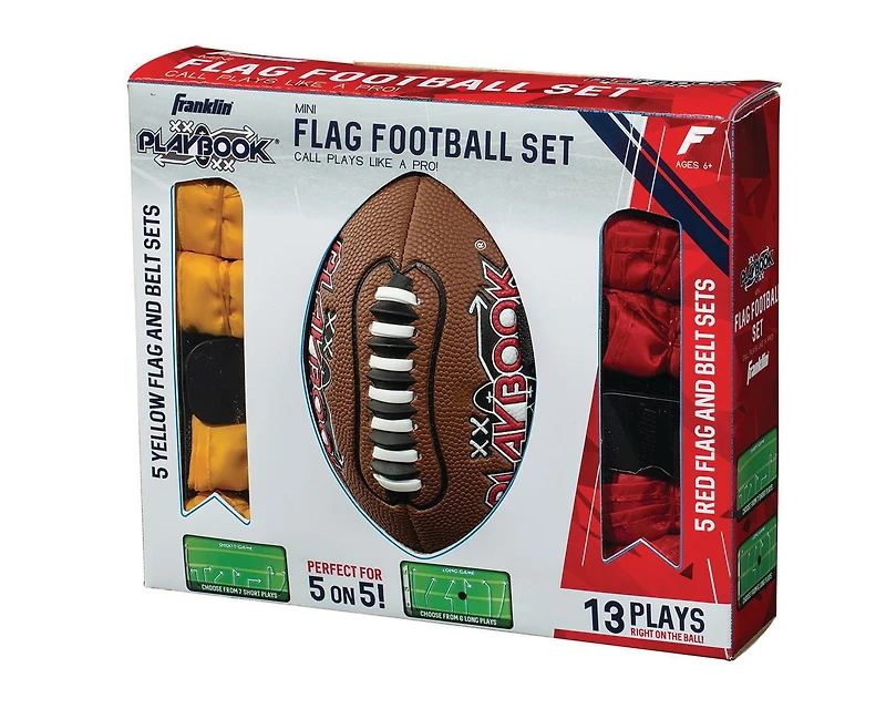 Franklin Sports Youth 10 Player Flag Football Set