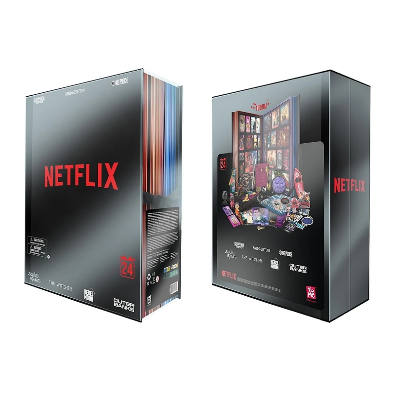 Coffret cadeau compte à rebours YuMe Netflix