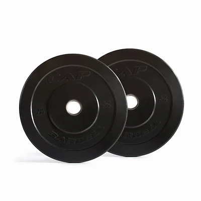 CAP Strength Olympic Rubber Bumper Plate Set, 10 lb Pair