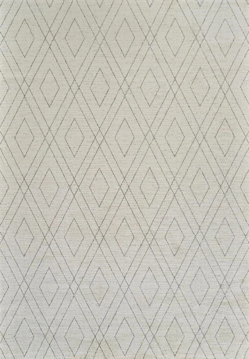 Tapis d'interieur abstrait Rug Branch Casa, beige gris, boheme - Entree, couloir, salle de bain et cuisine<br>