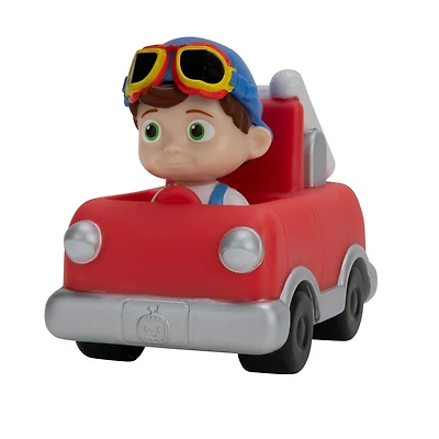 Jazwares Cocomelon TomTom Mini Figure Rouge Camion de Pompier Véhicule Jouet Voiture