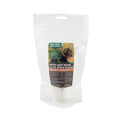 Masters Best Friend 5-6" Stuffed White Bone, Chicken Flavour