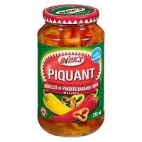 Bick's Pickled Hot Banana Pepper Rings 750ML, 750 mL