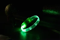 Halloween PL Green Light-up Bracelet,Unisex Child Teen Age Use, Way to Celebrate