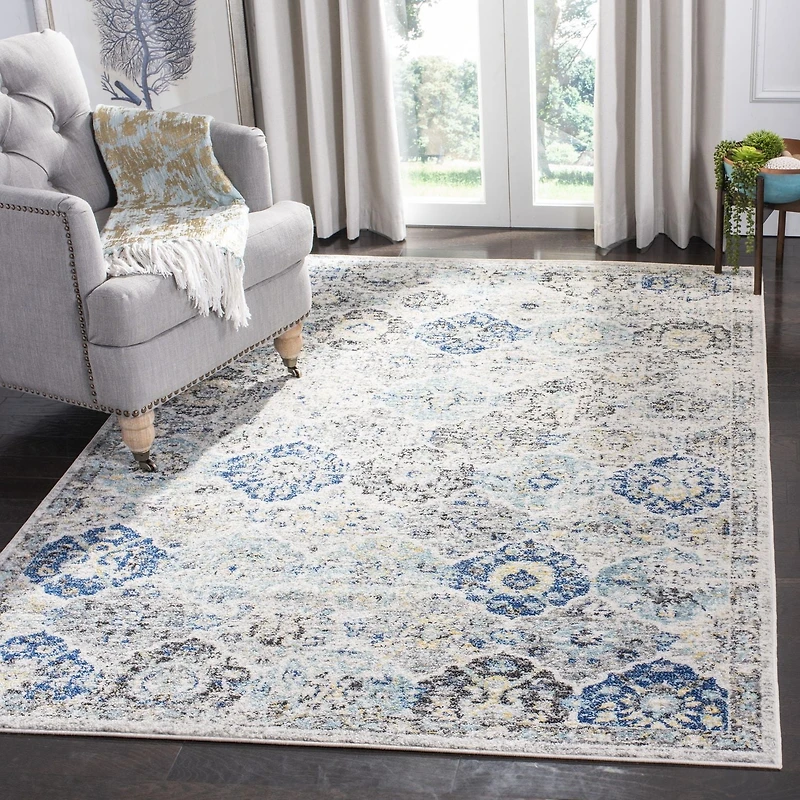 SAFAVIEH Madison Judith Tapis Géométrique Floral