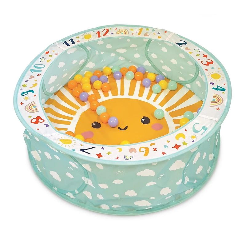 Piscine à balles pop-up Jouer au gymnase avec 50 balle