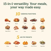 Cuisinart 15-in-1 Extra-Large Digital Air Fryer Oven with 9"x13" 2-in-1 Pan