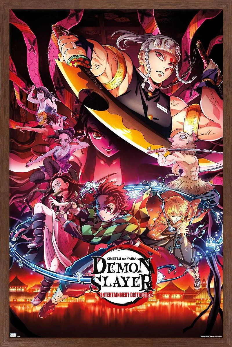 Demon Slayer - Key Visual 1 Wall Poster, 22.375" x 34"