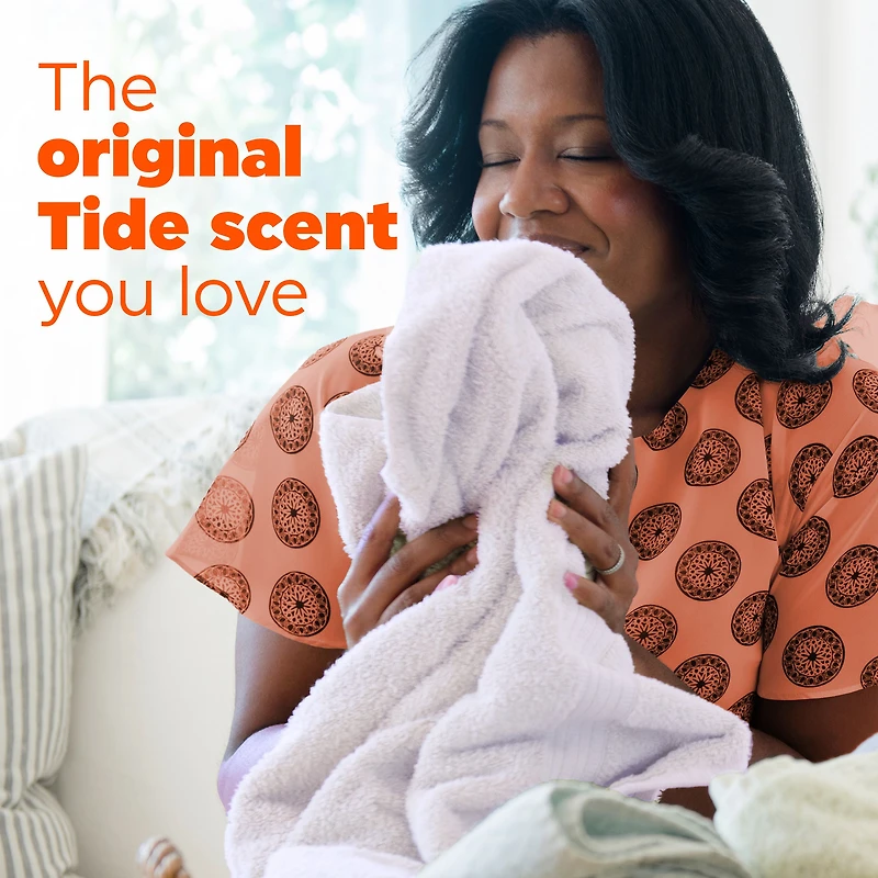 Détergent à lessive liquide Tide, parfum Original, compatible avec les laveuses HE, 100 brassées, 3,9 L (132 oz liq.) 3.9L