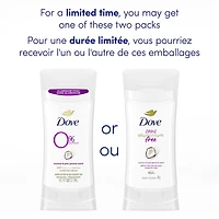 Dove Aluminum Free Déodorant for Soft Underarms, for Soft Underarms, Coconut & Pink Jasmine Scent, 74g