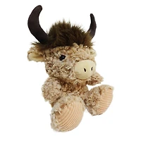 Kid Connection Plush Bull Brown, 7.5inch for all ages