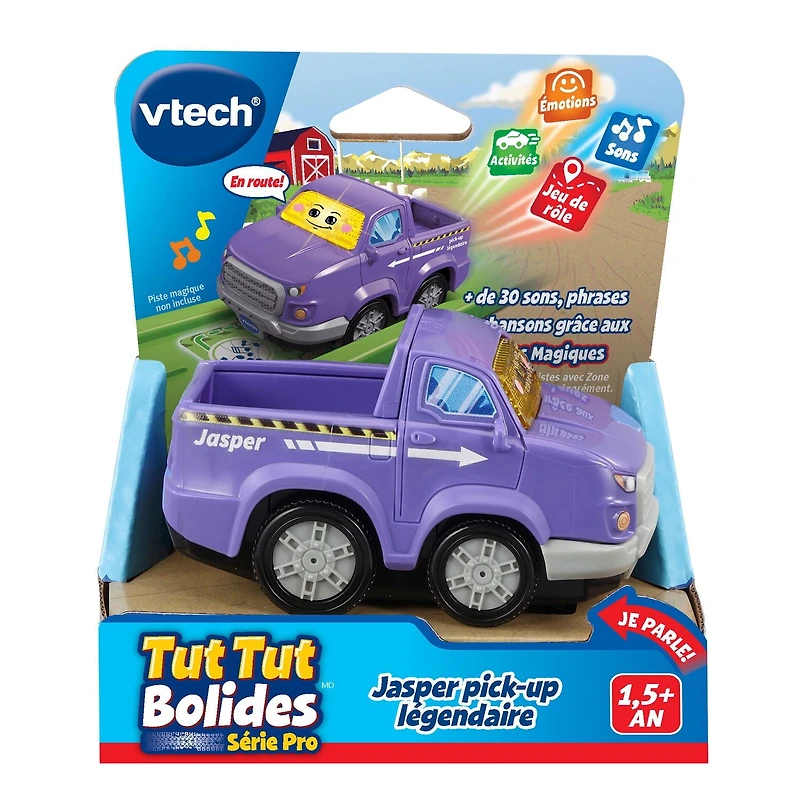 VTech Tut Tut Bolides Jasper pick-up légendaire - Version française 1-5 Ans