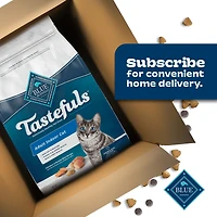 Nourriture sèche pour chats d'intérieur Blue Buffalo Tastefuls au poulet et riz brun pour adultes 0,9kg