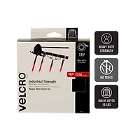 Les fixations de qualité industrielle VELCRO® Brand 10pi x 2" (3m x 5cm) noir