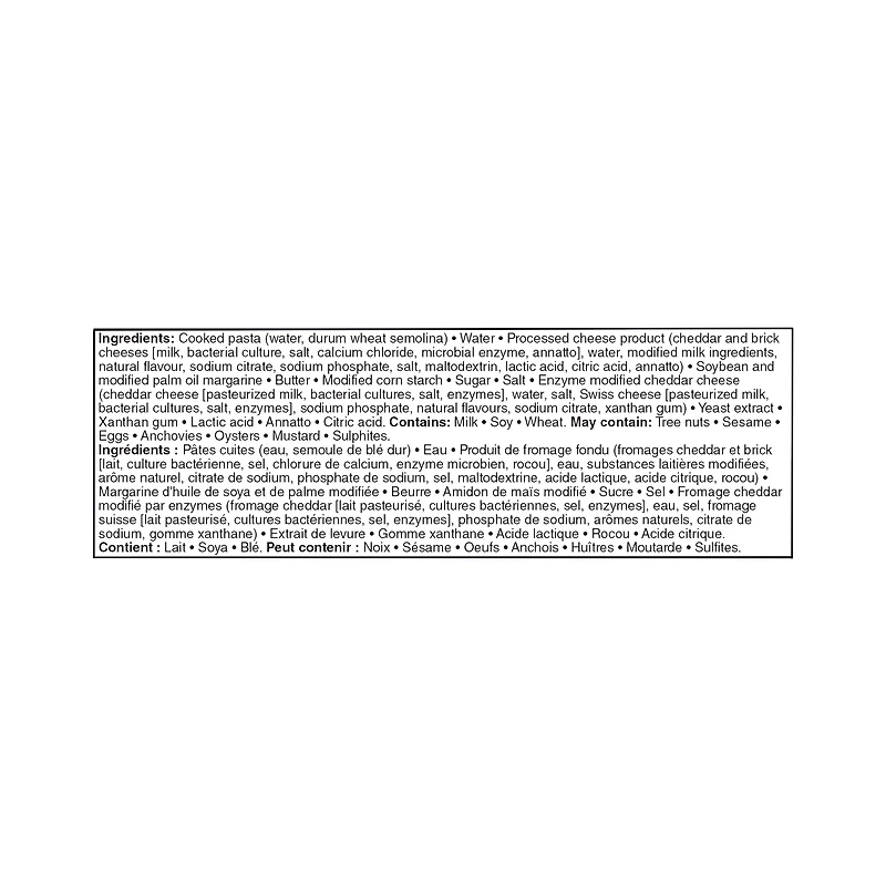 Macaroni au fromage Great Value 454 g