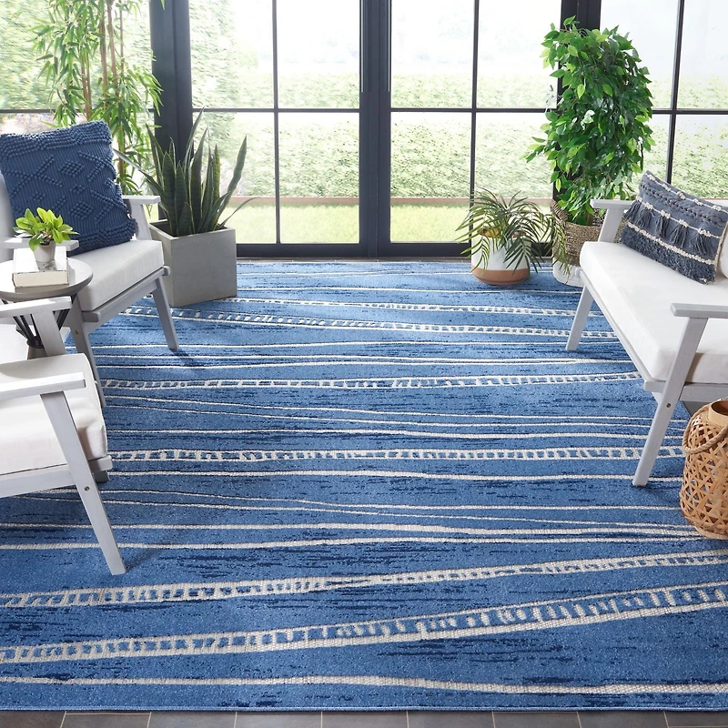 SAFAVIEH Cottage Neville Geometric Indoor/Outdoor Area Rug
