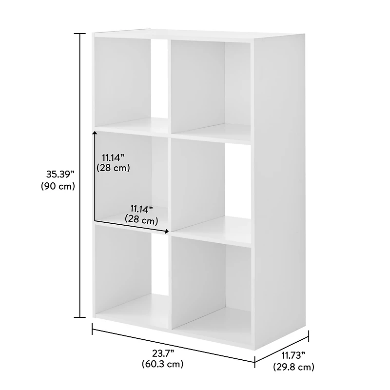 Mainstays 6-Cube Organizer