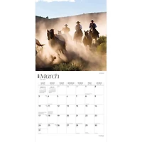BrownTrout Cowboys 2024 12x24 Inch Square Wall Calendar, 9781975462482