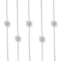 Monster Lumières Extérieures Permanentes Intelligentes, 100 Pieds, 72 LED RGBIC+ Multiblanc, Résistantes à l'Eau, Contrôle par Application et Voix, Parfaites pour les Fêtes et Toute l'Année