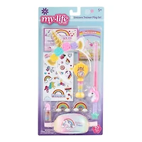 Ensemble de jeu Ma vie comme… un dresseur de licornes pour poupée de 45,7 cm : Pour dresseur de licornes