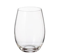 Crystalite Bohemia Pollo Mergus - Grand verre à vin sans pied de 560 ml. Ensemble de 6