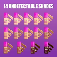 NYX Professional Makeup Make 'Em Wonder Fond de Teint Mat Naturel, Teinte: Natural Beige