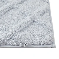 Mainstays Ensemble d'accessoires de Bain Rylee Diamond de 15 Pièces, Bleu/Blanc Ensemble de bain bleu/blanc