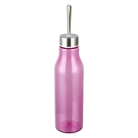 Bouteille d'eau en plastique Mainstays de 20 oz avec couvercle à visser en acier inoxydable, violete