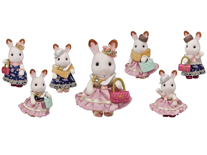 Calico Critters Boutique de Mo Maison de Poupée avec Figurine et Accessoires de Mode