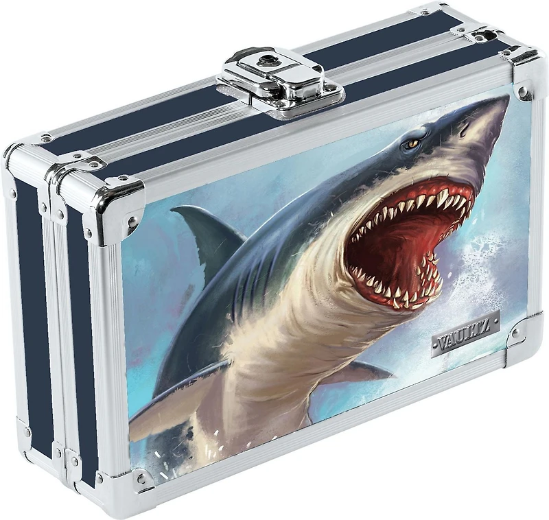 Boîte pour fourniture Vaultz - motif requin tueur lisse