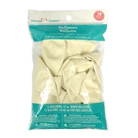 12inch White Latex Balloons, 15 Pieces, by Way To Celebrate, 15CT WHITE BALLOONS