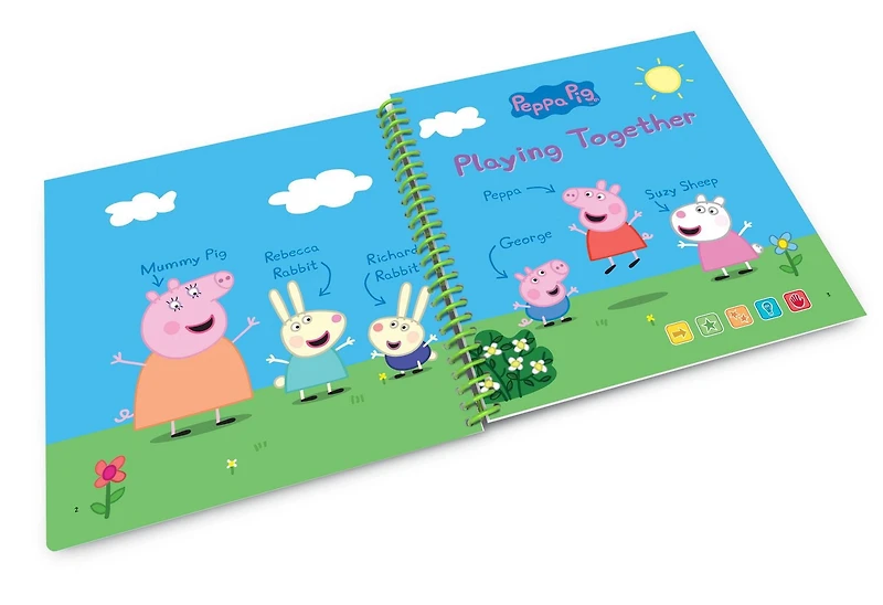 LeapFrog LeapStart Peppa Pig, jouons ensemble - livre de contes - Version anglaise