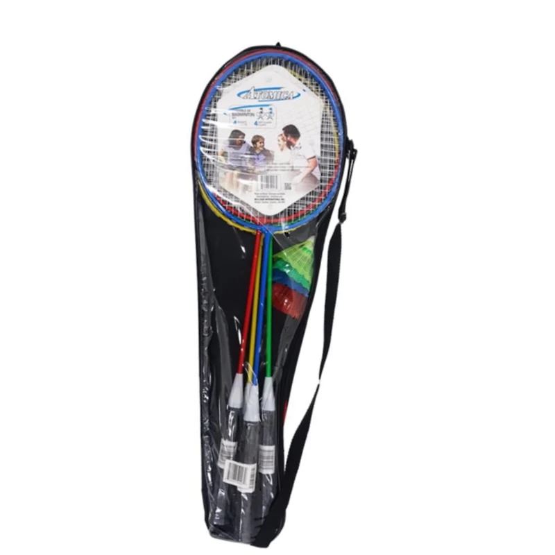 Ens. de racquet pour badminton d'Atomica #50027 Badminton pour 4 joueurs