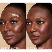 e.l.f. Cosmetics Tube Beaute Blush Halo Glow Blush avec applicateur à ambout tampon, 10 mL