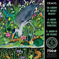 Ceaco Glow Le jardin pour les délices terrestres Puzzle 750 pièces