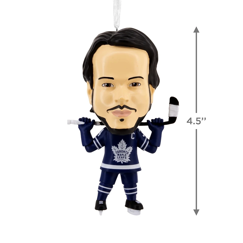 Décoration Hallmark de Noël, Auston Matthews, Les Maple Leafs de Toronto, LNH, à tête branlante