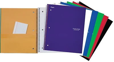 Cahier Five Star 1 Sujet 200 Pages Noir