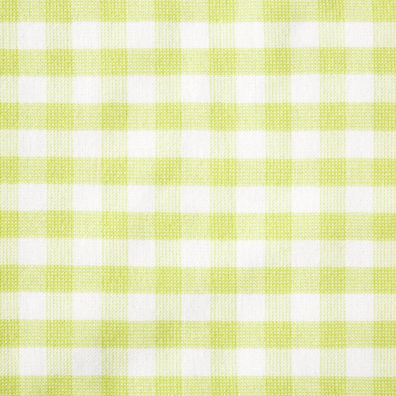 Hometrends Yarn Dyed Gingham 1-Piece 100% Cotton Kitchen Towel, Celery Green, 16"x26"