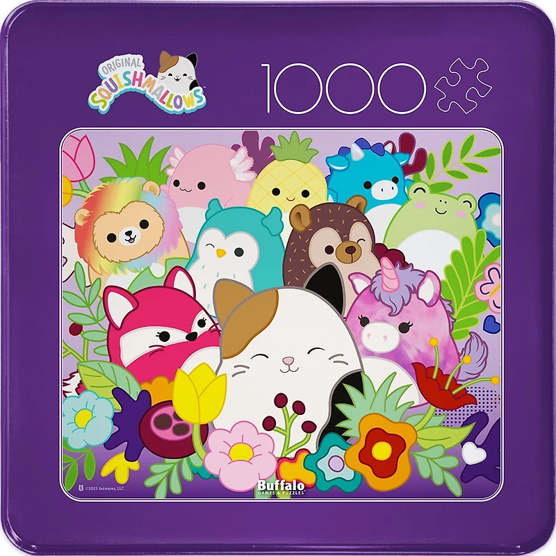 Buffalo Games Squishmallows Grow Together 1000-Piece Interlocking Jigsaw Puzzle