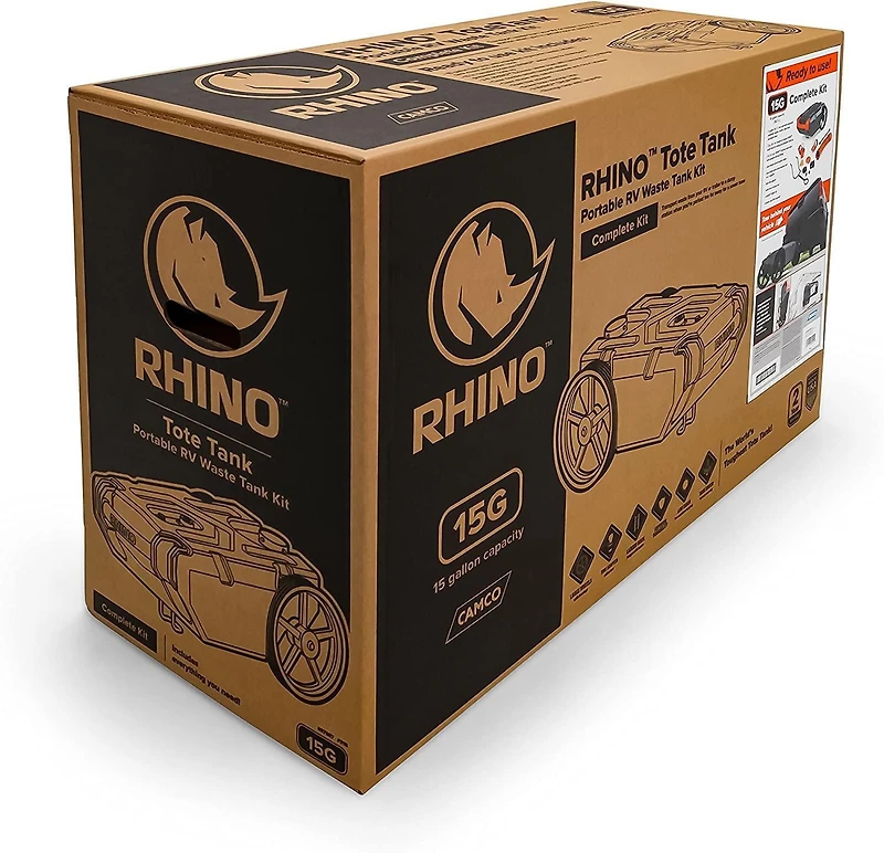 Camco Rhino Portable Holding Tank, 15 gallon