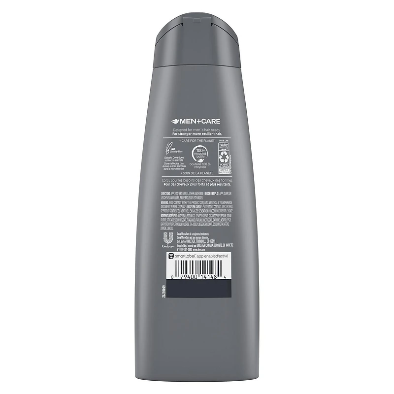 Dove Men Care Fresh Clean 2 in 1 Shampoo + Conditioner with caffeine and menthol