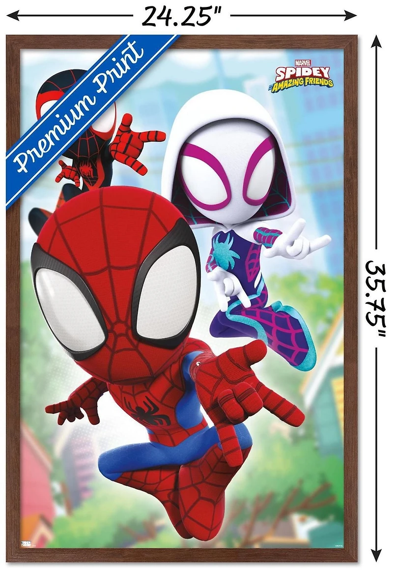 Marvel Spidey and His Amazing Friends - Webs Wall Poster, 22.375" x 34"