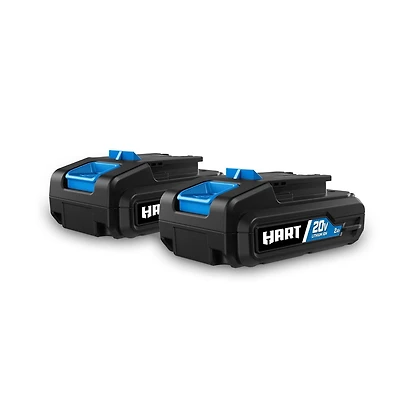 HART Batterie lithium-ion 2.0Ah de 20 volts (chargeur non inclus) 1,25 fois plus d’exécution
