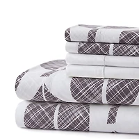 Marina Decoration Ultra Soft Silky Deep Pocket Rich Printed Bedding Rayon from Bamboo All Season Sheet Set with Pillowcases